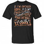 CubeBik If I'm Spoiled It's My Girlfriend's Fault Because She Treats Me Like A King T-Shirt - Funny Boyfriend Shirt