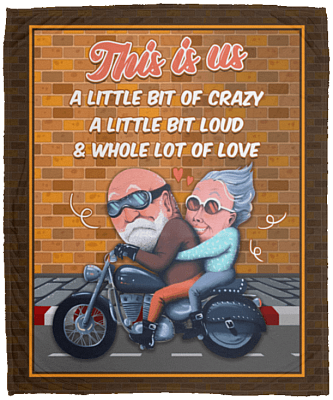 This Is Us A Little Bit Of Crazy A Little Bit Loud And Whole Lot Of Love Fleece Blanket - Premium Sherpa Blanket