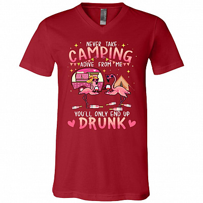 Flamingo Camping T-Shirt