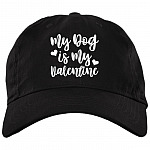 My Dog Is My Valentine Dog Lover Twill Cap - Trucker Hat - Beanie - Knit Cap