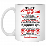 To My Awesome Boyfriend I I Choose You Again And Again At The Start And Finish Coffee Mug - Beer Stein