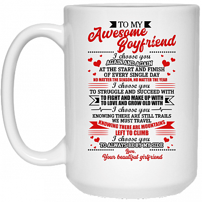 15 oz. White Mug