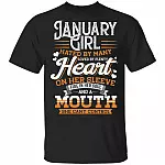 January Girl Hated by Many Loved by Plenty T-Shirt