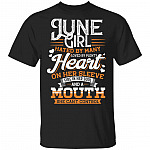 June Girl Hated by Many Loved by Plenty T-Shirt