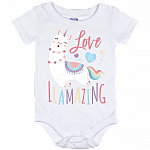 Love Is Llamazing Baby Onesie - Baby Infant Bodysuit