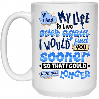 15 oz. White Mug