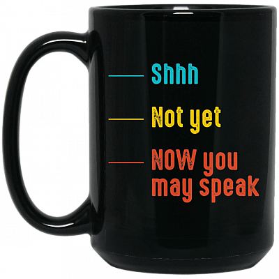 15 oz. Black Mug