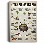 Kitchen Witchery Framed Canvas Prints - Unframed Poster - Home Decor Wall Art - Kitchen Decoration