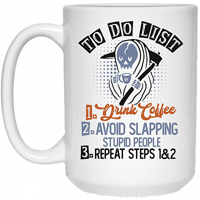 15 oz. White Mug