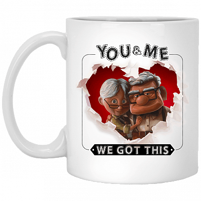 You and Me We Got This Ceramic Coffee Mug - Beer Stein-Water Bottle - Color Changing Mug - Couple Gift Ideas