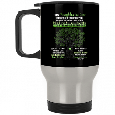 14 oz. Silver Travel Mug