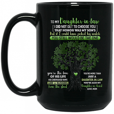 15 oz. Black Mug