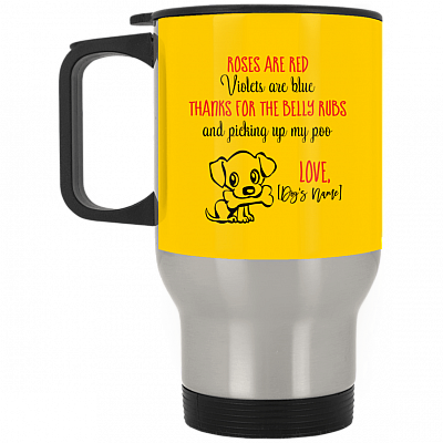 14 oz. Silver Travel Mug