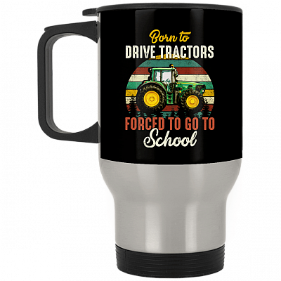 14 oz. Silver Travel Mug