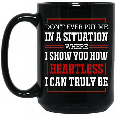 15 oz. Black Mug