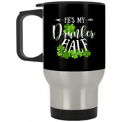 14 oz. Silver Travel Mug