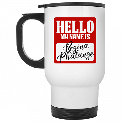 14 oz. White Travel Mug