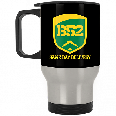 14 oz. Silver Travel Mug