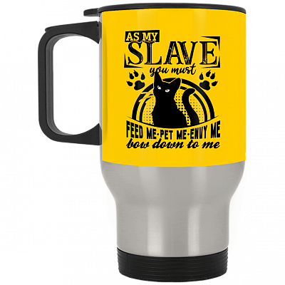 14 oz. Silver Travel Mug