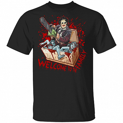 Welcome To The Family Horror Movies T-Shirt
