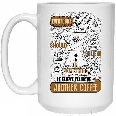 15 oz. White Mug