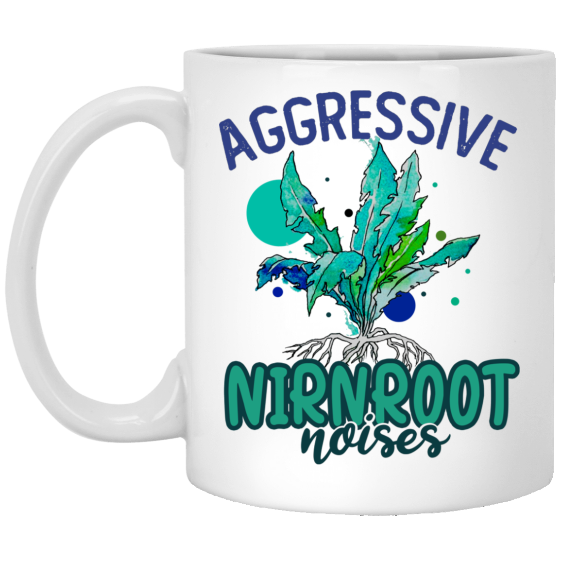 Nirnroot Mug Aggressive Nirnroot Noises Ceramic Coffee Mug CubeBik