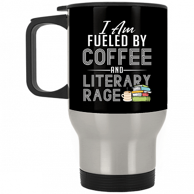 14 oz. Silver Travel Mug
