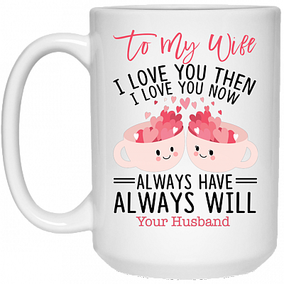 15 oz. White Mug