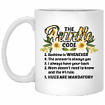 The Auntie Code Ceramic Coffee Mug - Funny Gift For Aunt