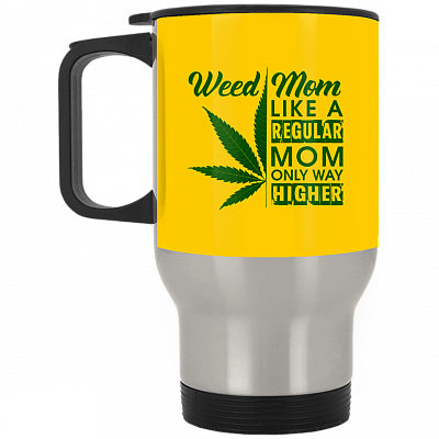 14 oz. Silver Travel Mug