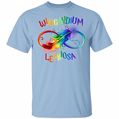 Wingaydium Lesbiosa Gay Lesbian LGBT Pride T-Shirt