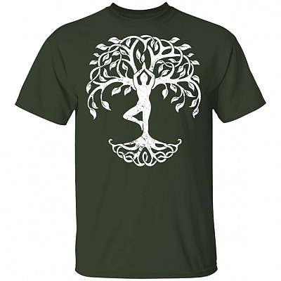 Tree Of Life Meditation Spiritual Yoga Tree T-Shirt