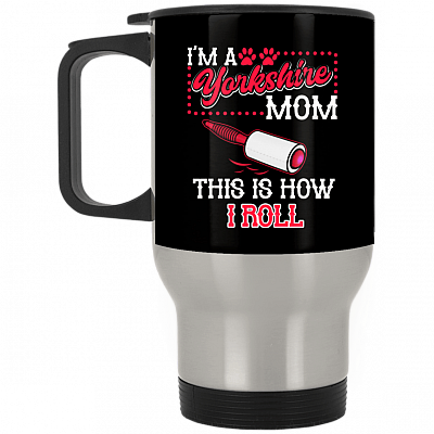 14 oz. Silver Travel Mug