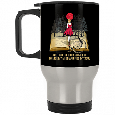 14 oz. Silver Travel Mug