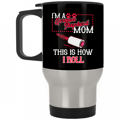 14 oz. Silver Travel Mug