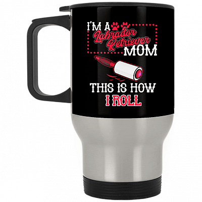 14 oz. Silver Travel Mug