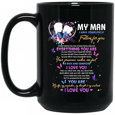 15 oz. Black Mug