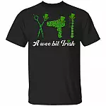 A Wee Bit Irish Hairdresser T-Shirt - Barber Patrick's Day Shirt