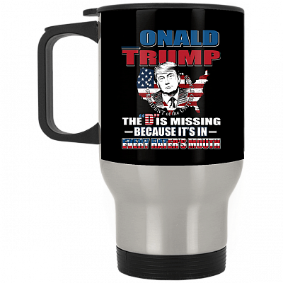 14 oz. Silver Travel Mug