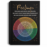 CubeBik Social Worker Feelings Are Much Like Waves Jobs Gallery Wrapped Framed Canvas Prints - Unframed Poster