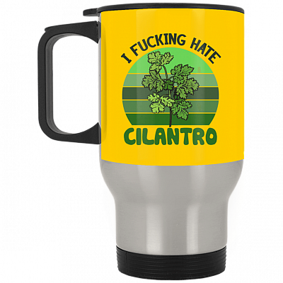 14 oz. Silver Travel Mug