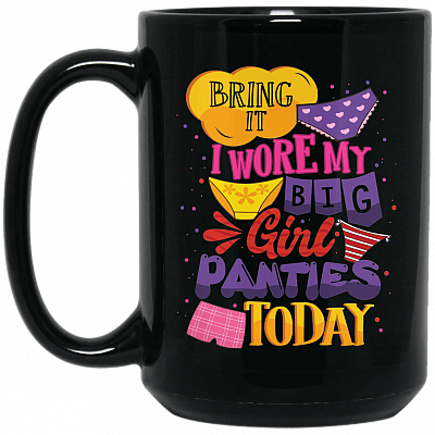 15 oz. Black Mug