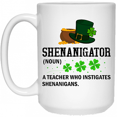 15 oz. White Mug