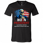 CubeBik Biden President A President With Experience To Lead On Day Onee T-Shirt - Joe Biden 2020 Shirt