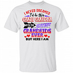 CubeBik I Never Dreamed I'd Be This Crazy Grandma with the Cutest Grandkids Ever White T-Shirt