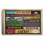 RT's Prayer Gallery Wrapped Framed Canvas Prints - Unframed Poster