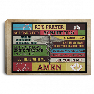 RT's Prayer Gallery Wrapped Framed Canvas Prints - Unframed Poster
