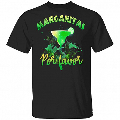 Margaritas Por Favor Cinco De Mayo & Drinking Party T-Shirt | Mexican Fiesta Theme Gift Tee