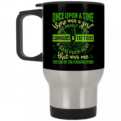 14 oz. Silver Travel Mug