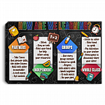 How Are We Learning Gallery Wrapped Framed Canvas Prints - Unframed Poster - Classroom Wall Art Ideas